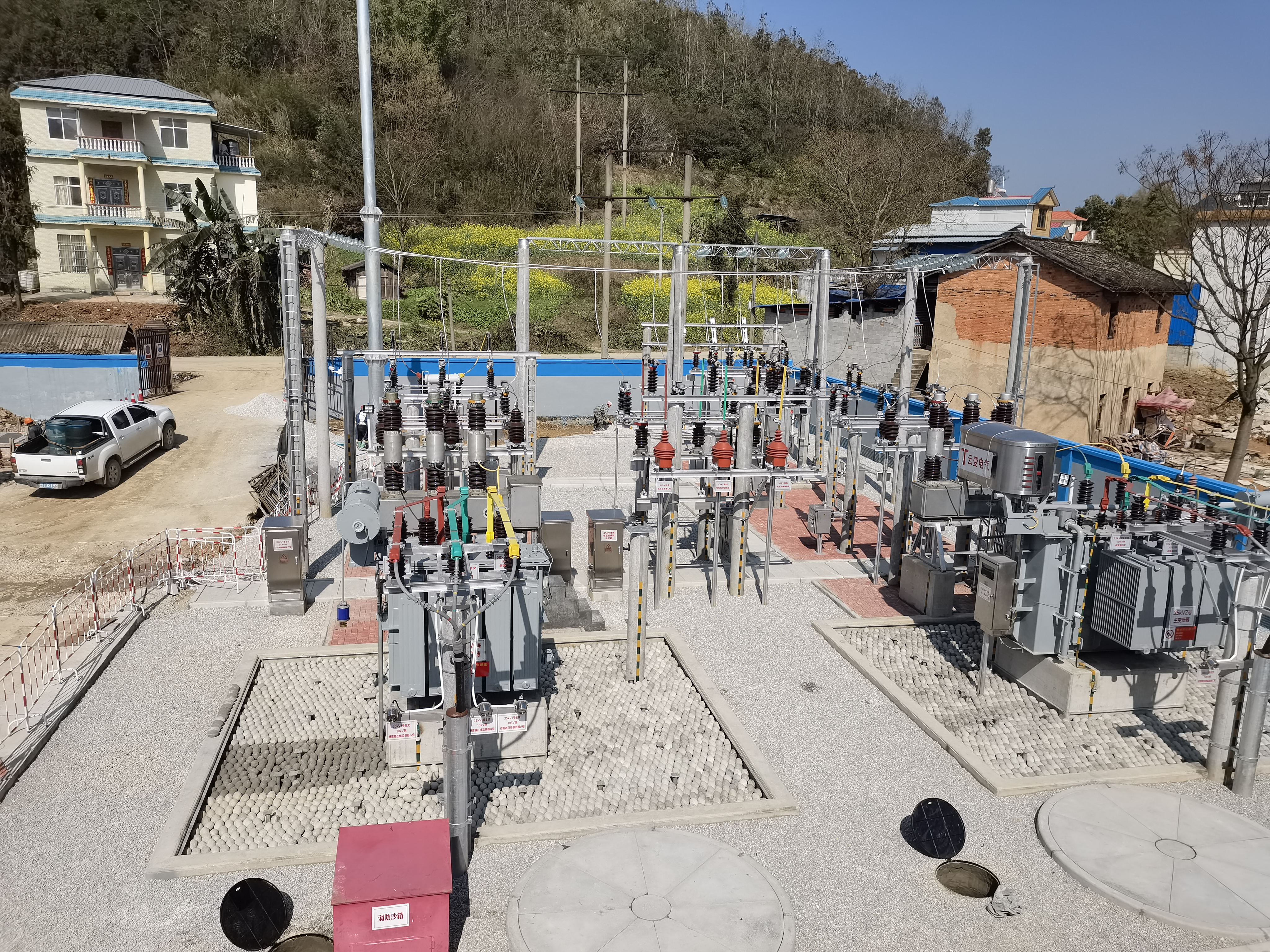 2022��2��25�գ���ɽ�V��35kV����׃?c��)��ݹ������Ͷ�\(y��n)